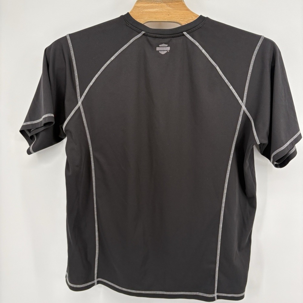 Harley-Davidson Performance Shirt Mens Extra Large Gray Short Sleeve - Picture 10 of 13